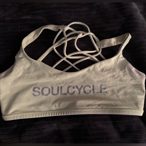 LULULEMON SoulCycle Free To Be Sports Bra - Neon Yellow - Picture 4 of 4